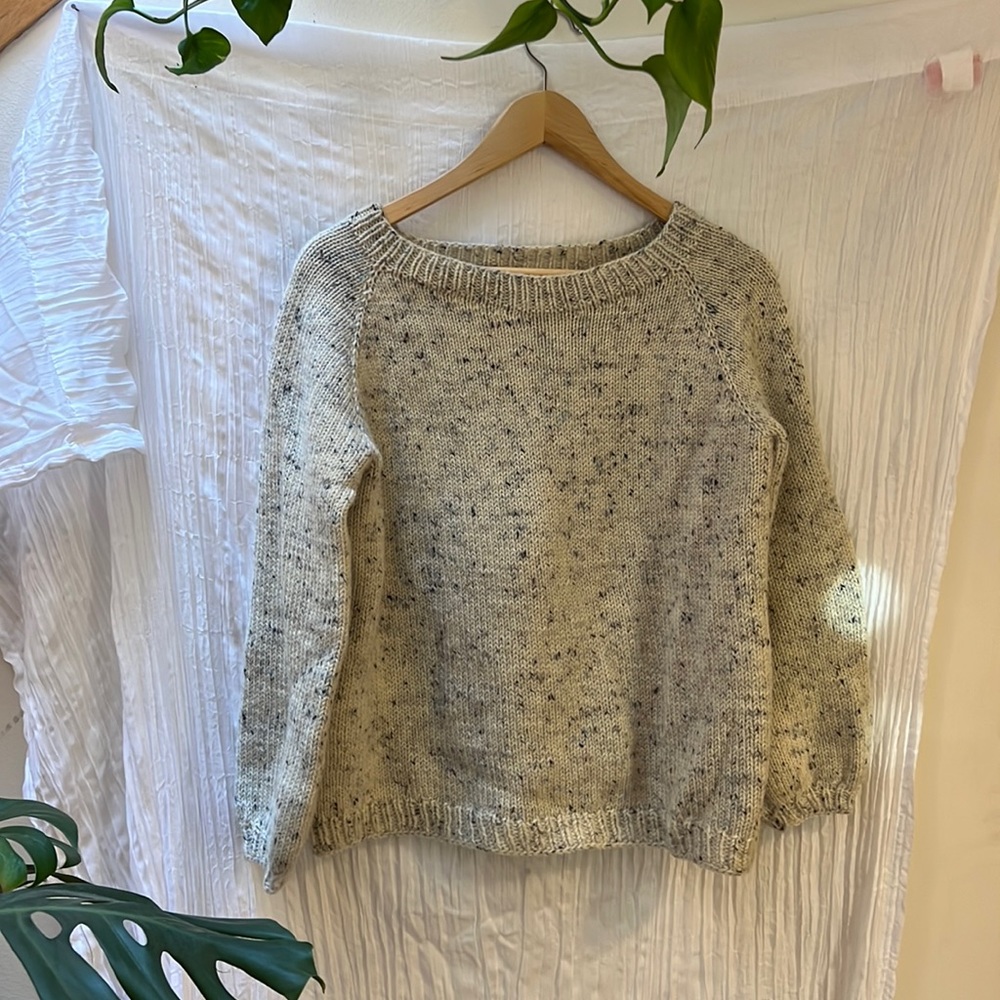 Hand knit sweater